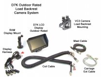 D7K Load Back Rest Camera System